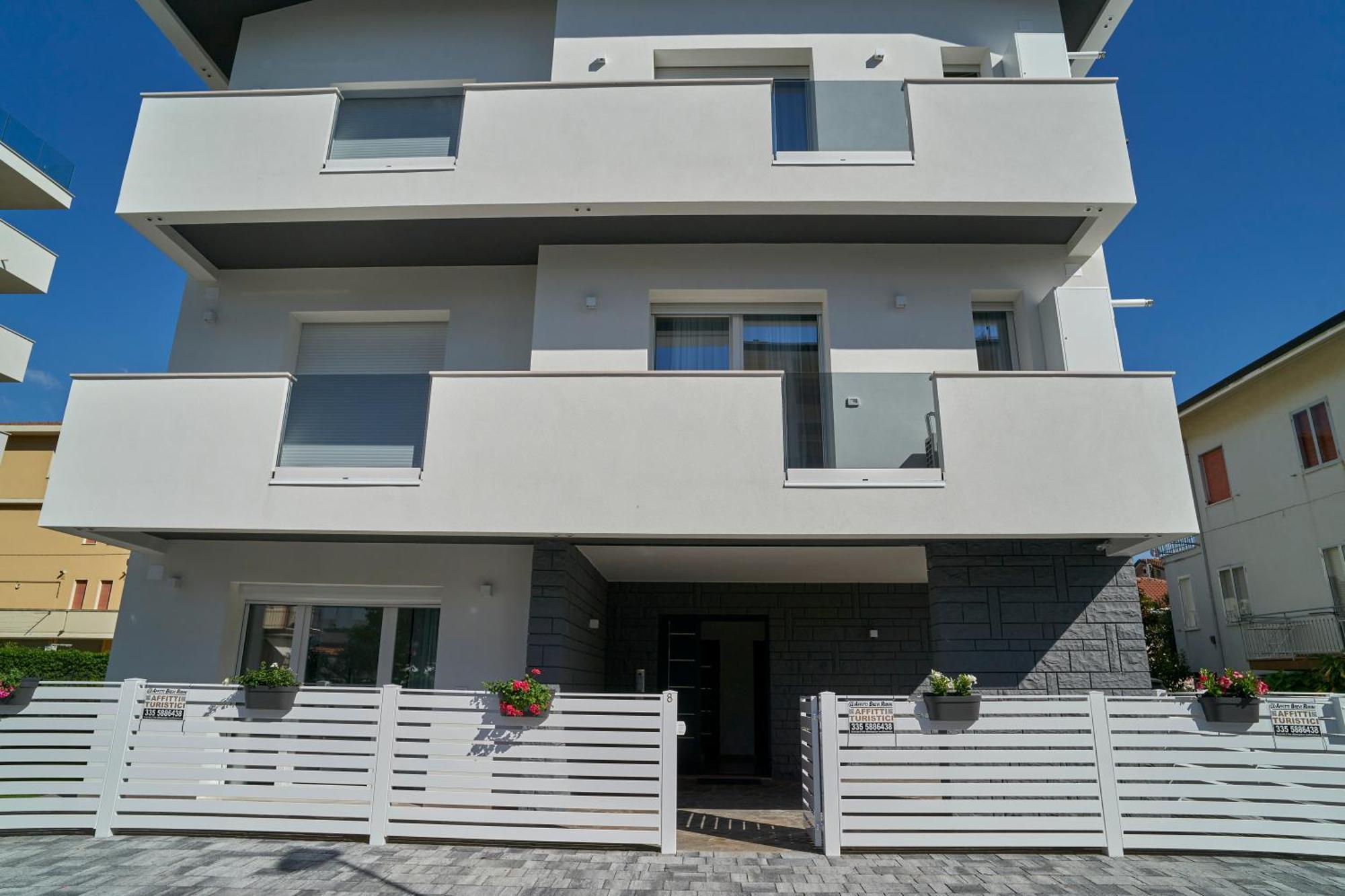 Villa Borghesi Suites Fronte Mare Rimini Exterior foto